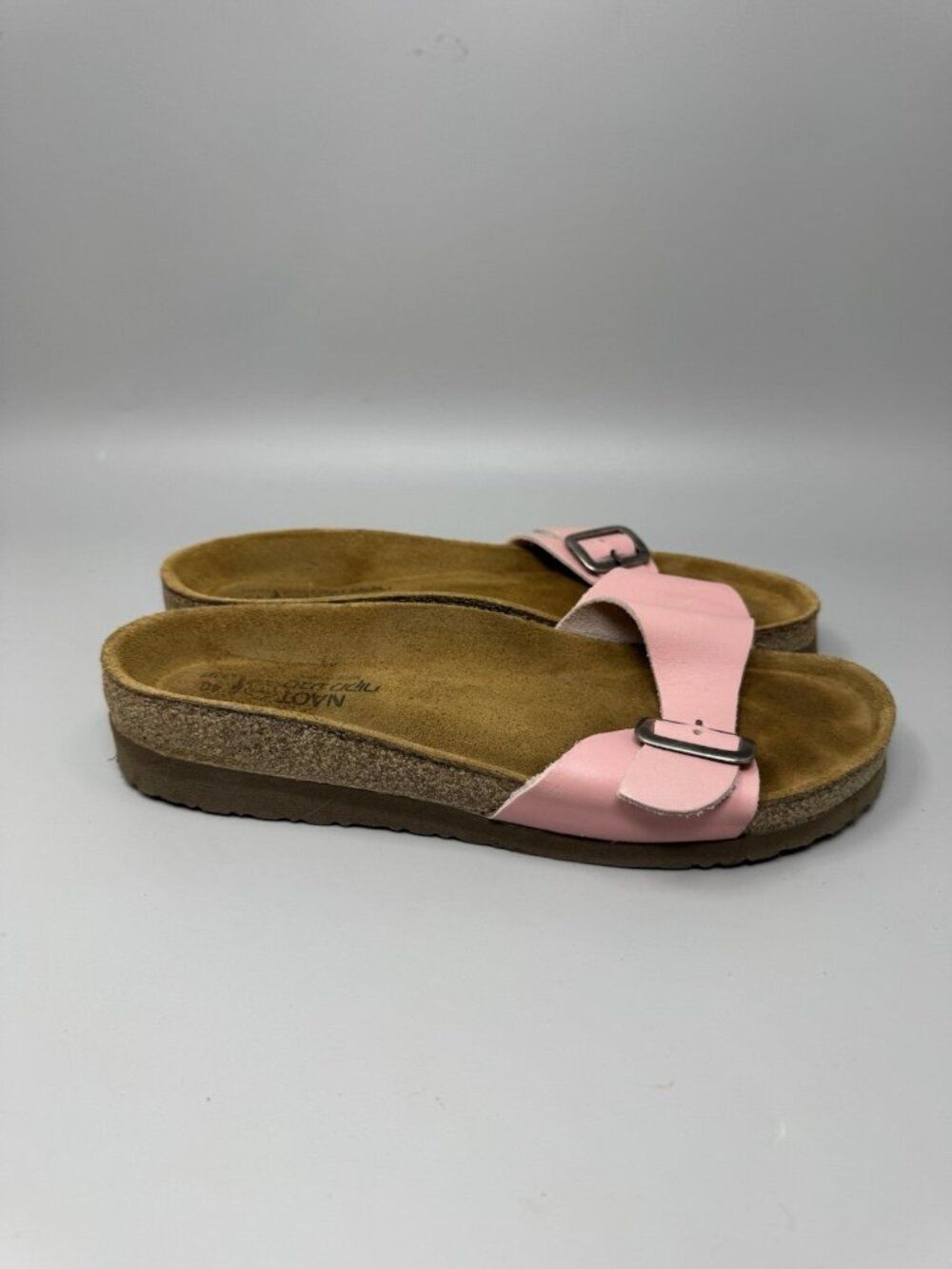 Naot Maryland Women’s Buckle Slide Sandals Size 40 EU US 9.5 Pink